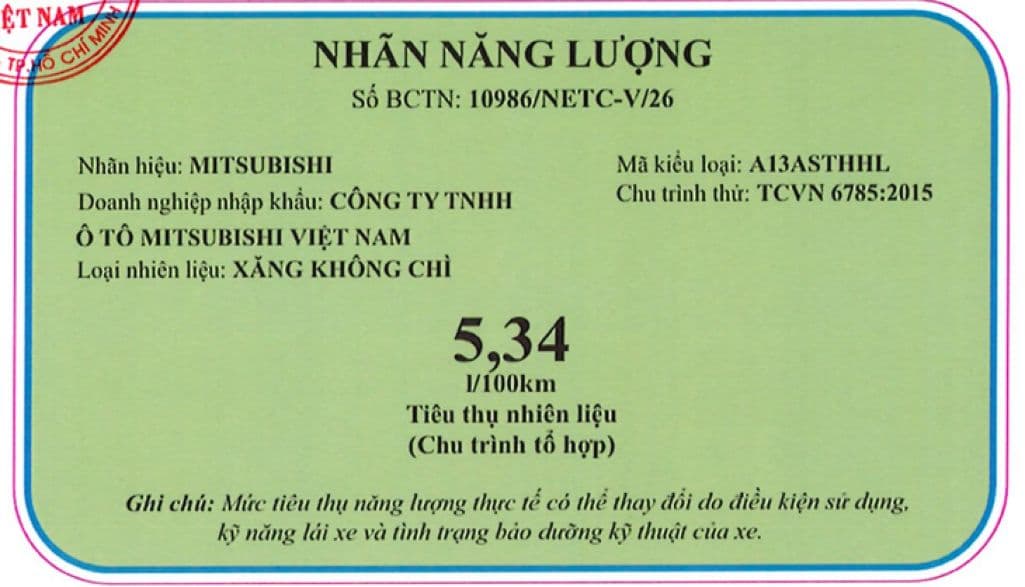 Mitsubishi Attrage mới lộ thông số tiêu thụ nhiên liệu tại Việt Nam, đại lý mạnh tay ưu đãi xả hàng tồn